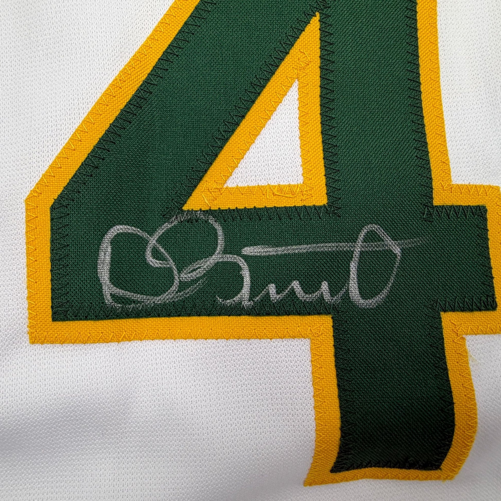Autographed/Signed Dave Stewart Oakland White Baseball Jersey JSA COA