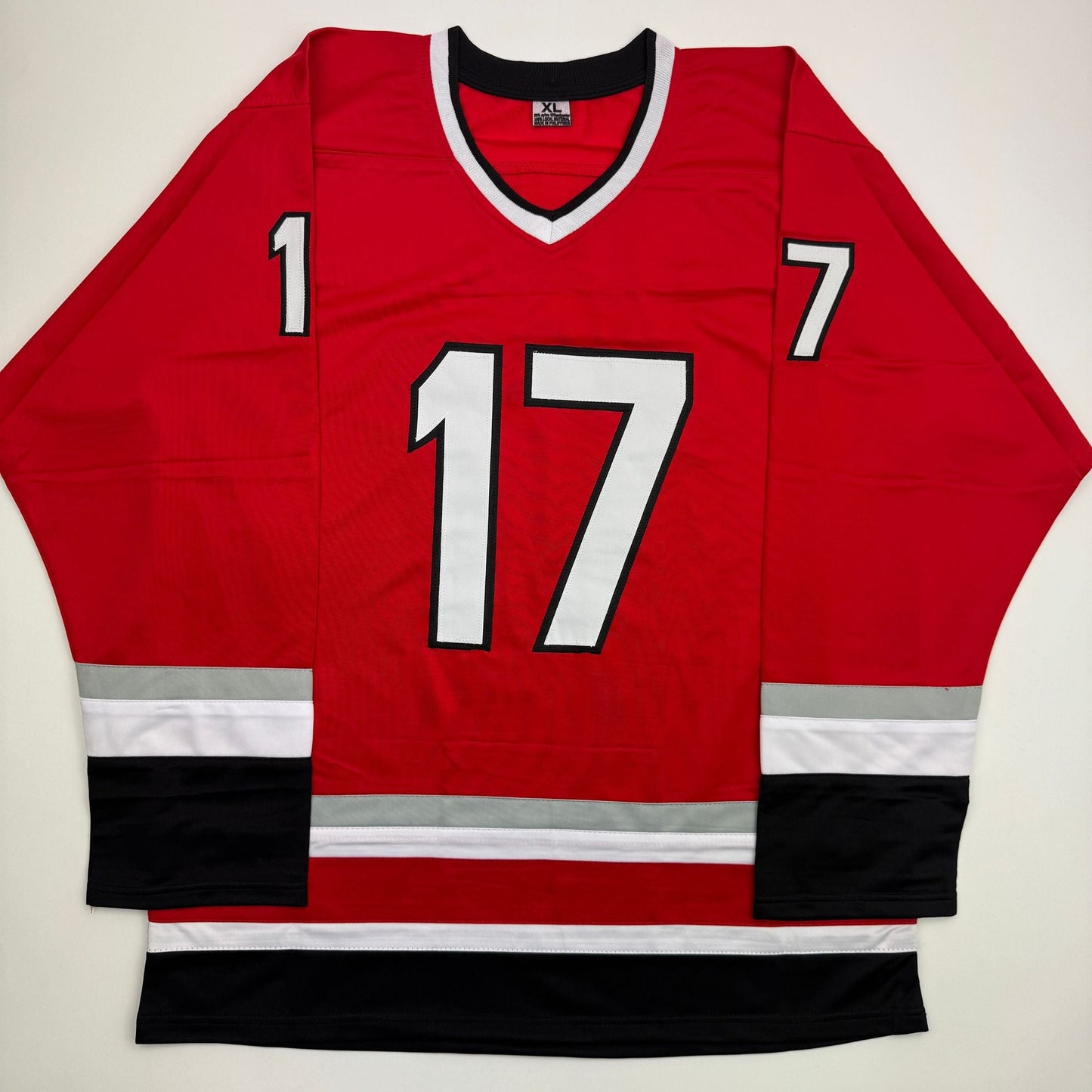 Autographed/Signed Rod Brind'Amour Carolina Red Hockey Jersey Beckett BAS COA