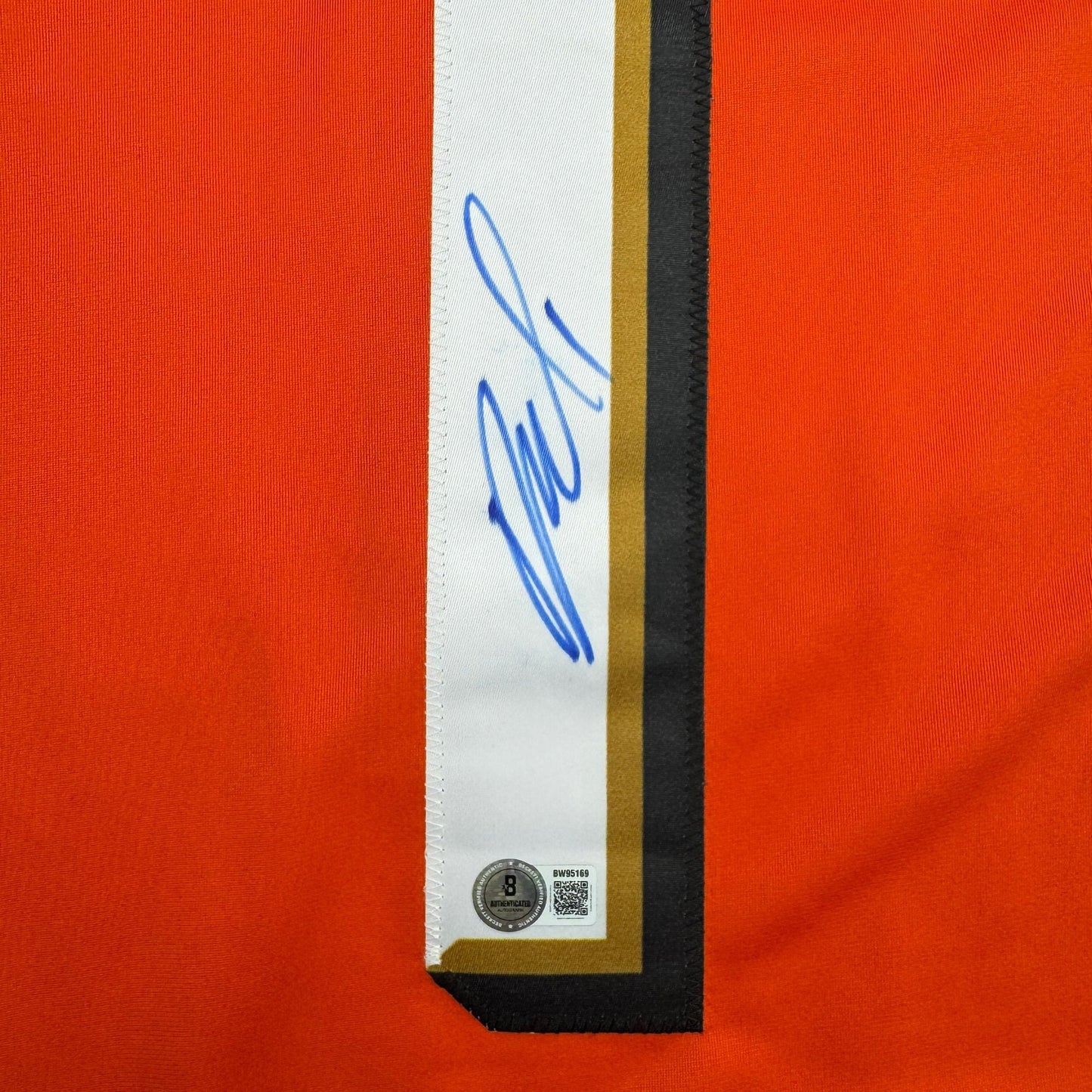 Autographed/Signed Lukas Dostal Anaheim Orange Hockey Jersey Beckett BAS COA