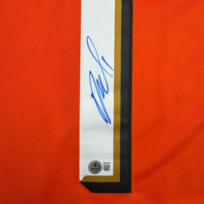 Autographed/Signed Lukas Dostal Anaheim Orange Hockey Jersey Beckett BAS COA