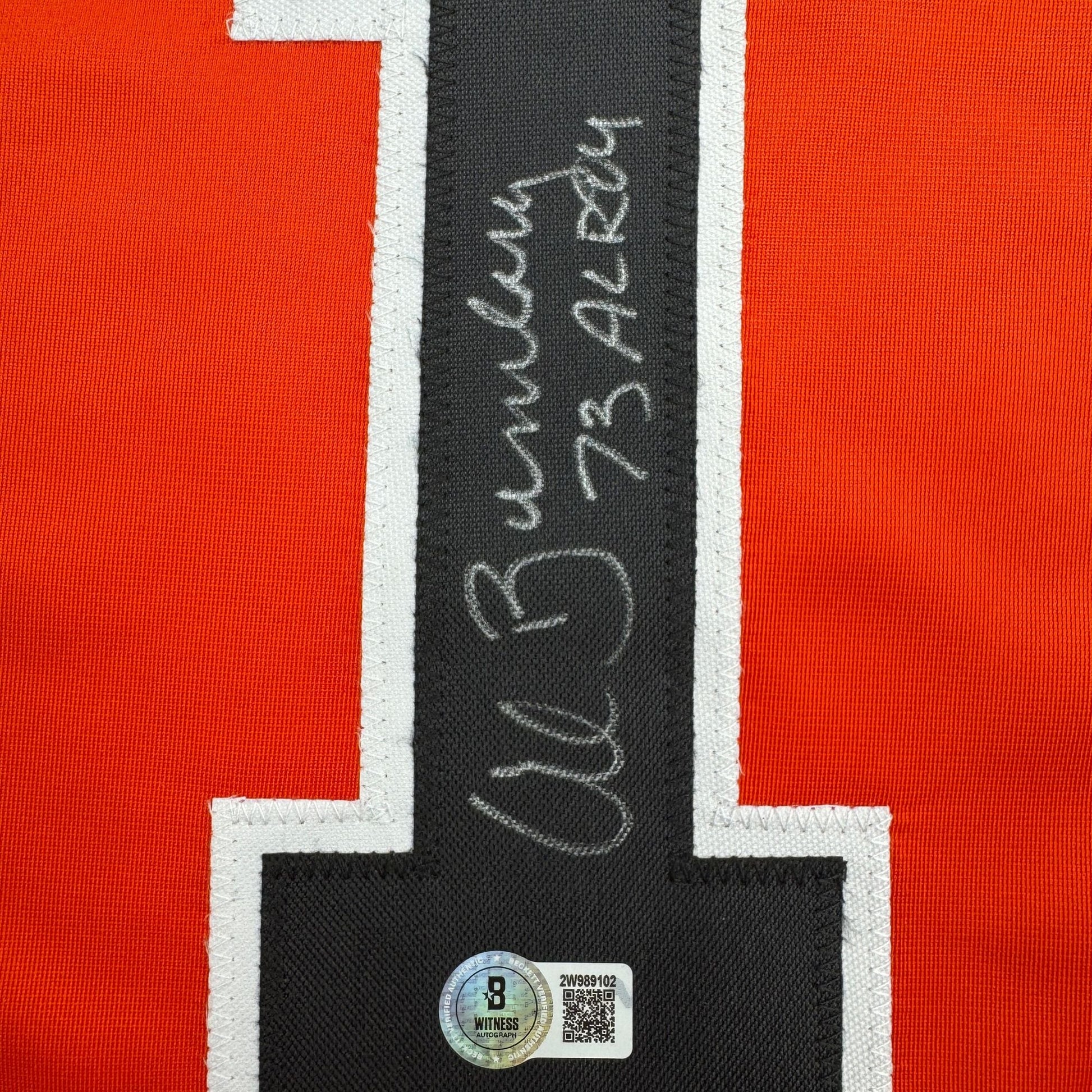 Autographed/Signed Al Bumbry 73 AL ROY Baltimore Orange Baseball Jersey Beckett BAS COA