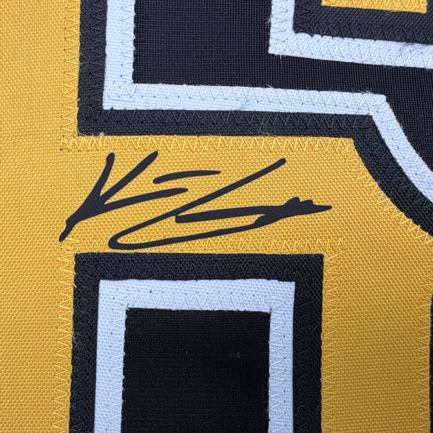 Facsimile Autographed Konnor Griffin Pittsburgh Black Reprint Laser Auto Baseball Jersey Size Men's XL