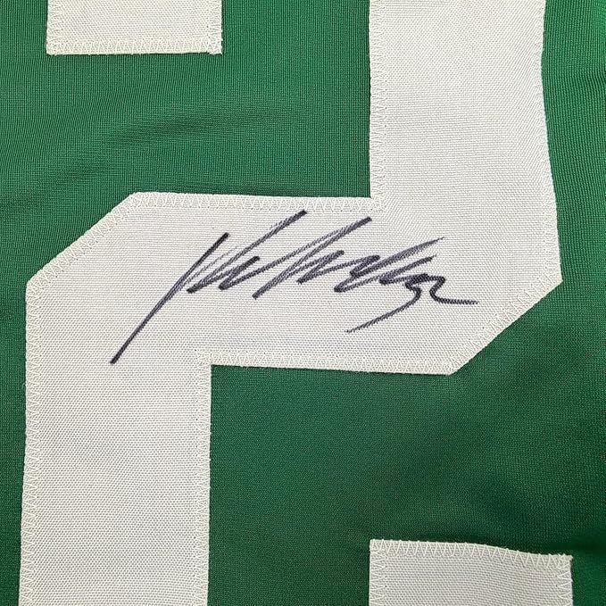 Framed Autographed/Signed Kari Lehtonen 35x39 Dallas Green Hockey Jersey JSA COA
