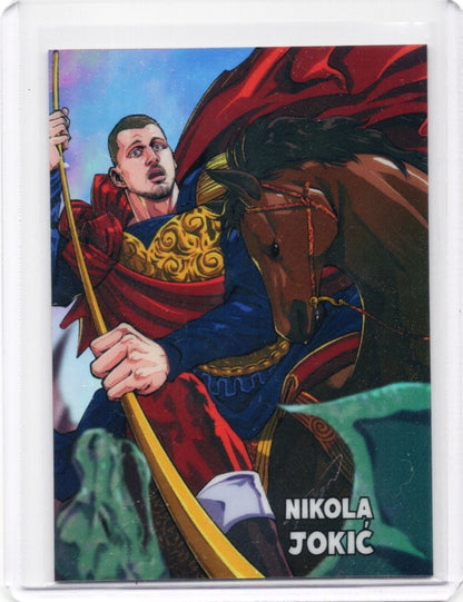 2026 Leaf Nikola Jokic #OVA6 Anime Nation Denver Nuggets Basketball Card