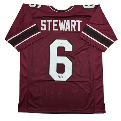 Autographed/Signed Dylan Stewart South Carolina Maroon College Football Jersey JSA COA