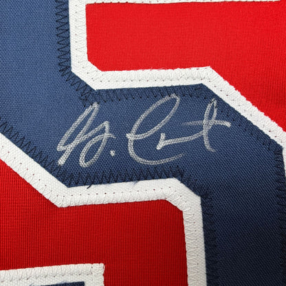 Autographed/Signed Garrett Crochet Boston Red Baseball Jersey Beckett BAS COA