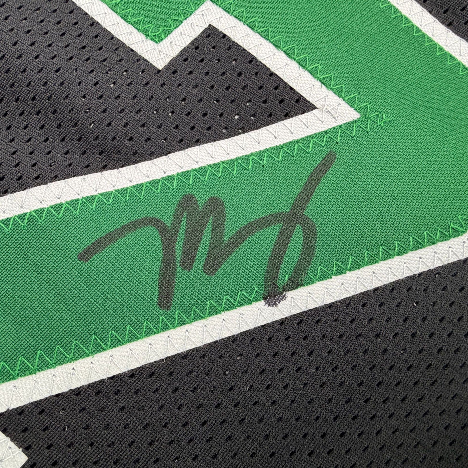 Autographed/Signed Jaylen Brown Boston Black Basketball Jersey Beckett BAS COA