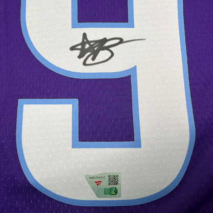 Autographed/Signed Ace Bailey Utah Jazz Purple Authentic Basketball Jersey Fanatics COA