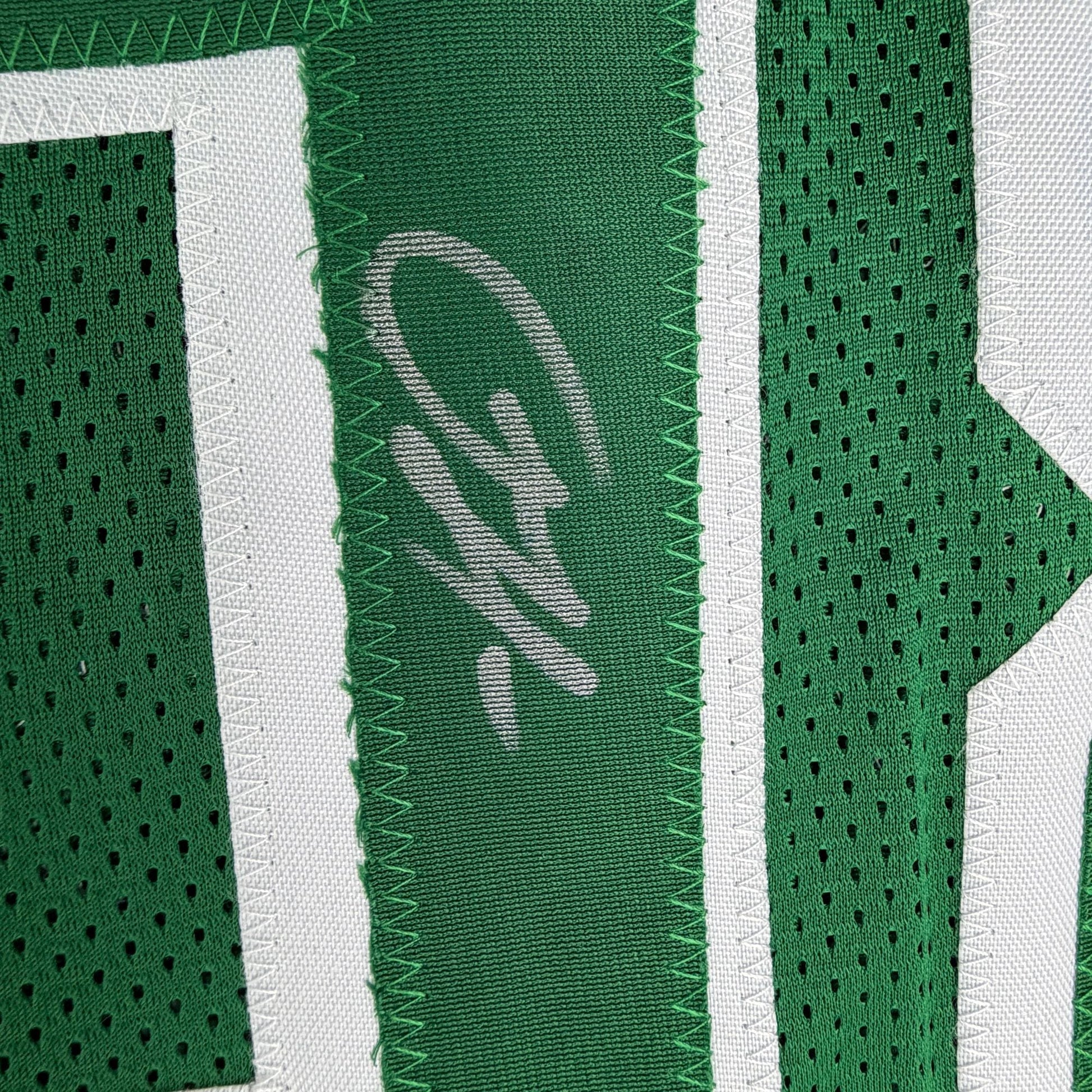 Autographed/Signed Sam Hauser Boston Green City Edition Basketball Jersey Beckett BAS COA