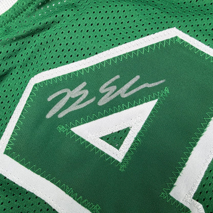Autographed/Signed Brian Scalabrine Boston Green City Edition Basketball Jersey Beckett BAS COA