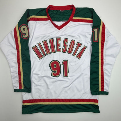 Autographed/Signed Vladimir Tarasenko Minnesota White 25th Anniversary Hockey Jersey Beckett BAS COA