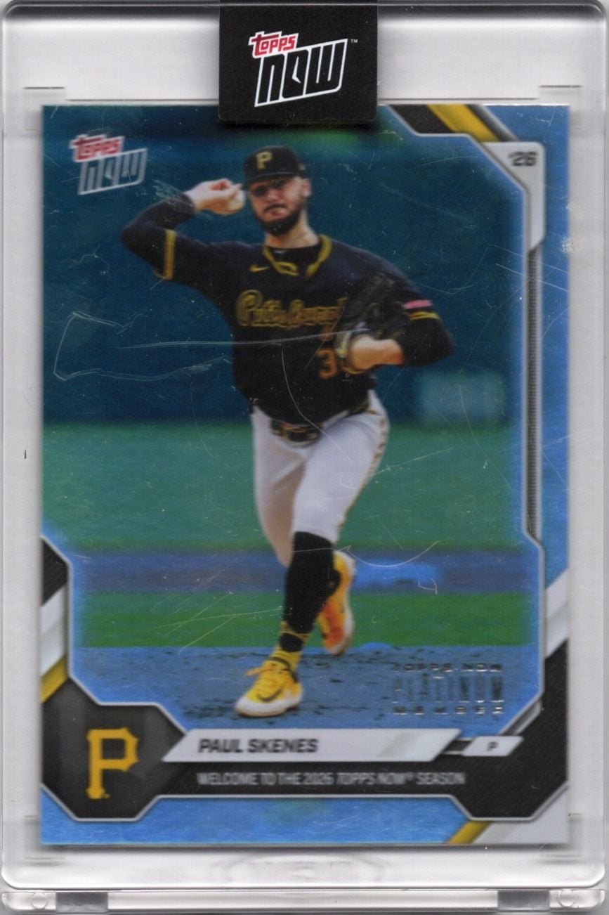 2026 Topps Now Paul Skenes #WCLM Platinum Member Edition Pittsburgh Pirates Baseball Card