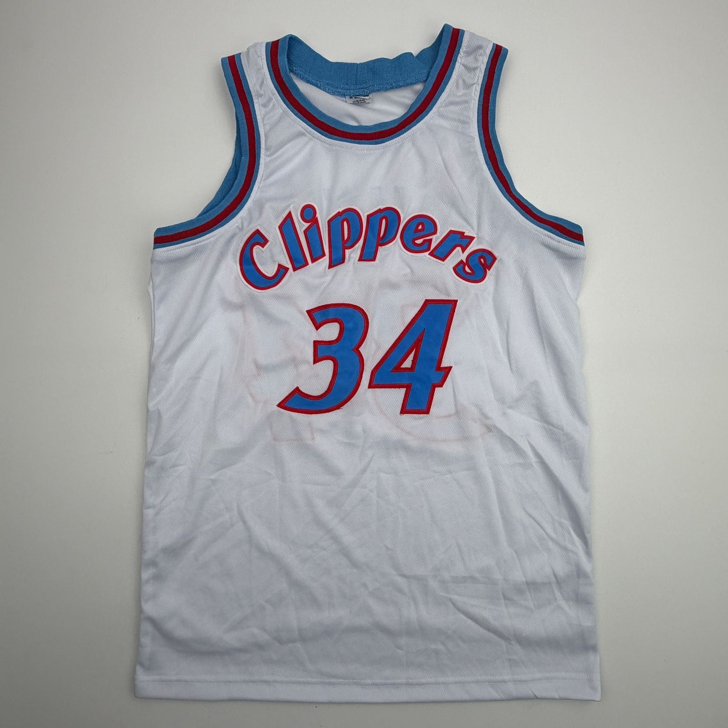Autographed/Signed Terry Cummings Los Angeles White Basketball Jersey Beckett BAS COA