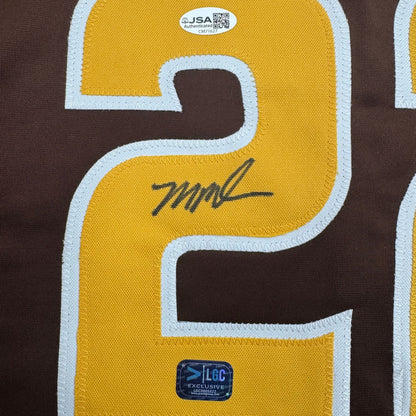 Autographed/Signed Mason Miller San Diego Brown Baseball Jersey LCG Prova COA