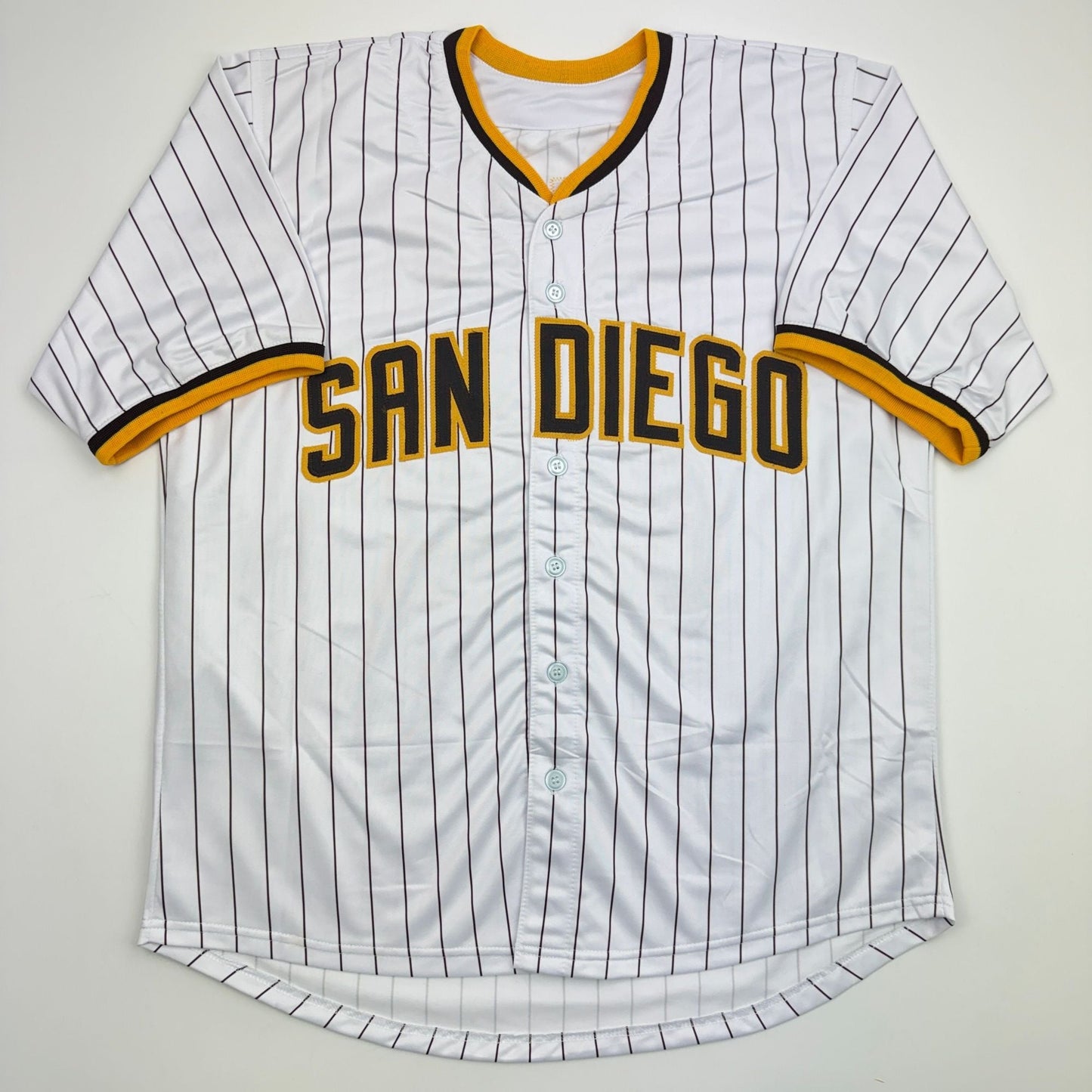Autographed/Signed Mason Miller San Diego Pinstripe Baseball Jersey LCG Prova COA