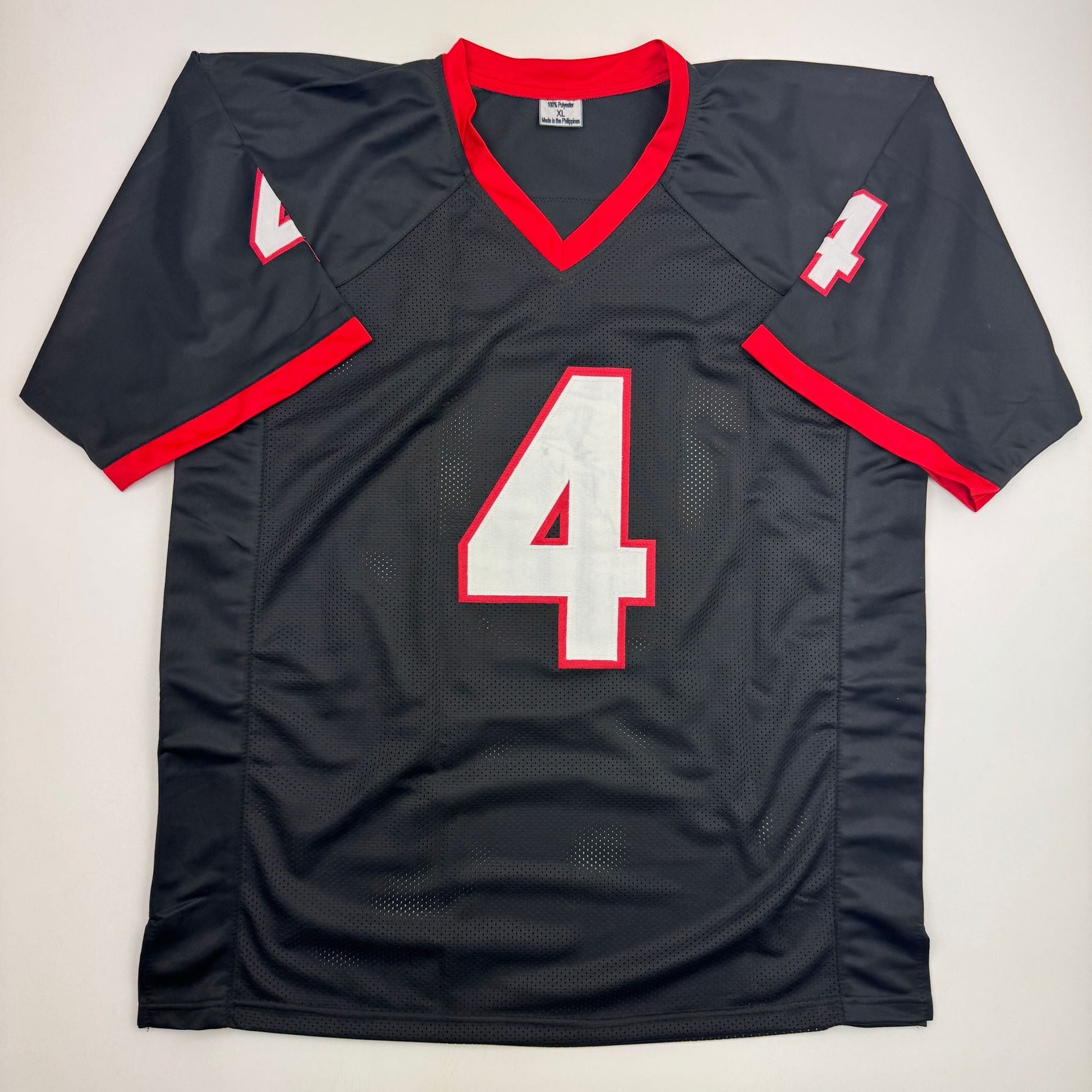 Autographed/Signed James Cook Georgia Black College Football Jersey Beckett BAS COA