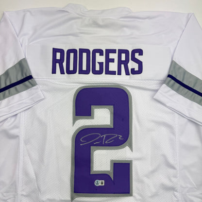 Autographed/Signed Isaiah Rodgers Minnesota White Out Alternate Football Jersey Beckett BAS COA
