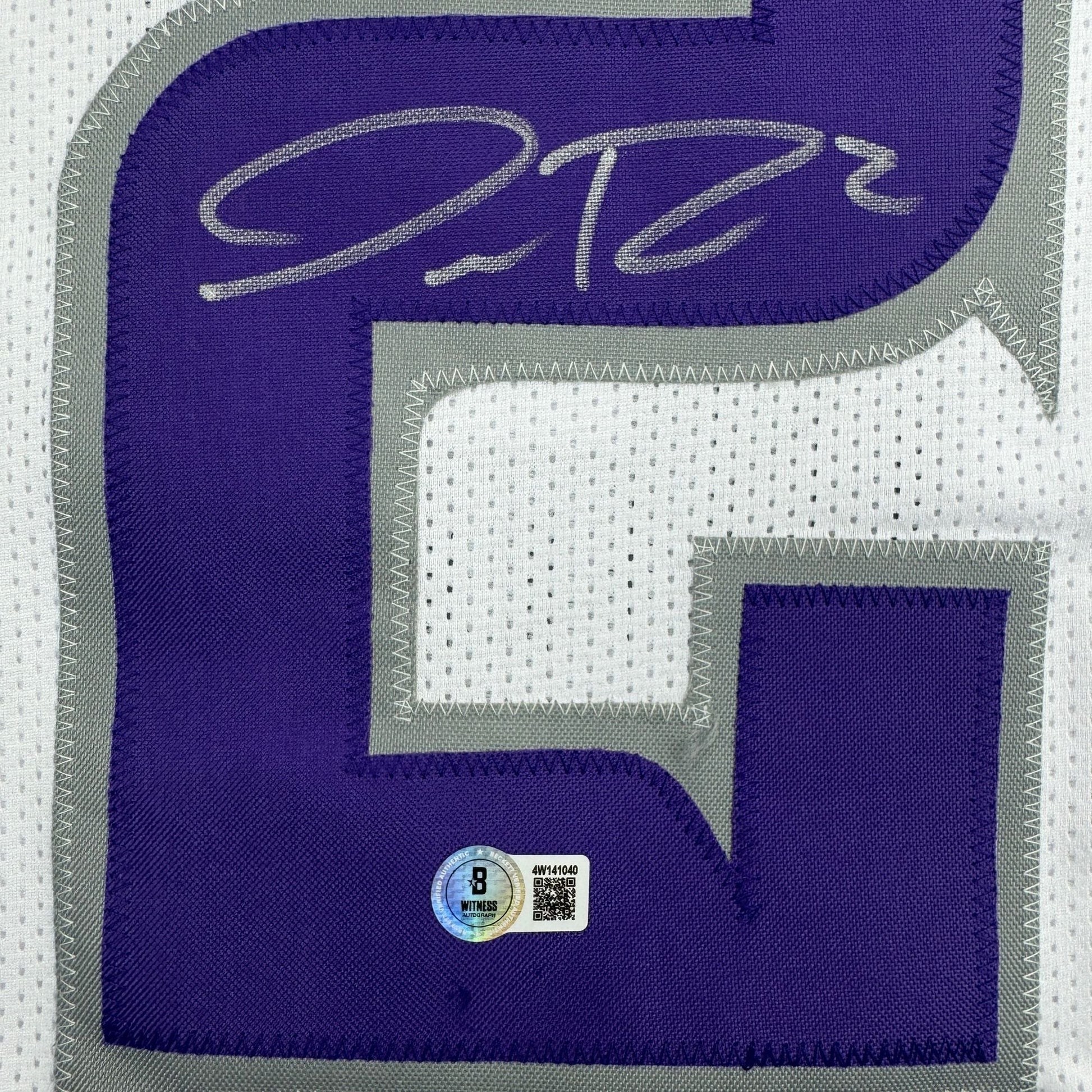 Autographed/Signed Isaiah Rodgers Minnesota White Out Alternate Football Jersey Beckett BAS COA