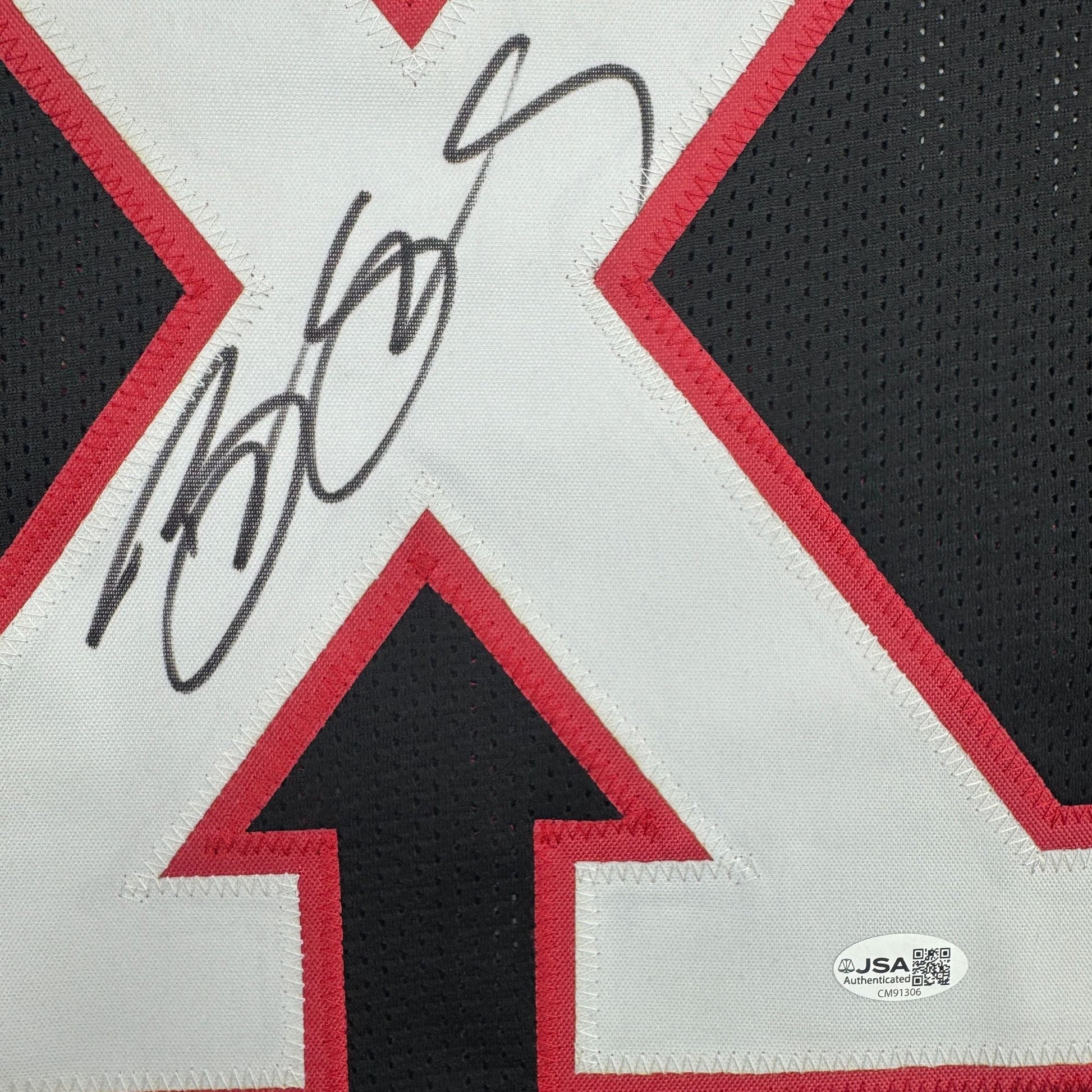 Autographed/Signed Bill Goldberg Battle X Mean Machine The Longest Yard Black Football Jersey JSA COA