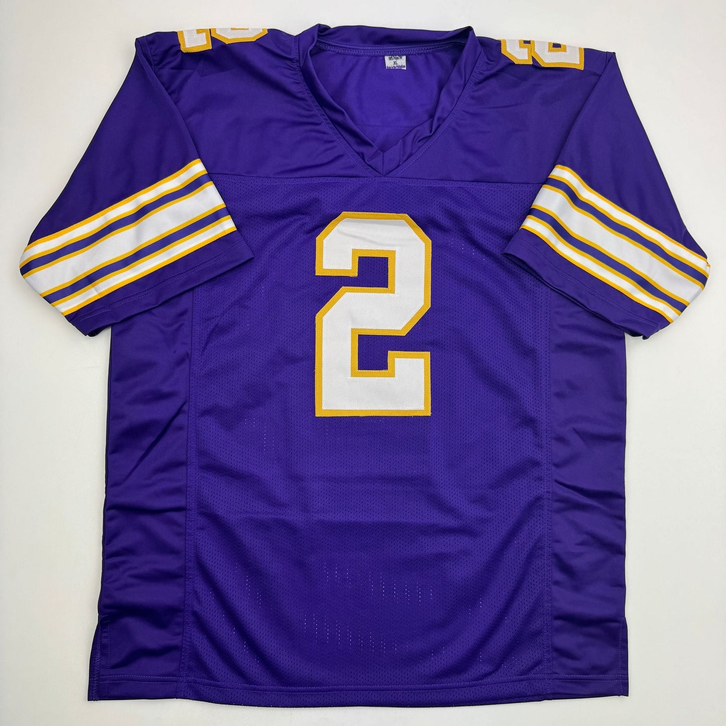 Autographed/Signed Isaiah Rodgers Minnesota Purple Retro Football Jersey Beckett BAS COA