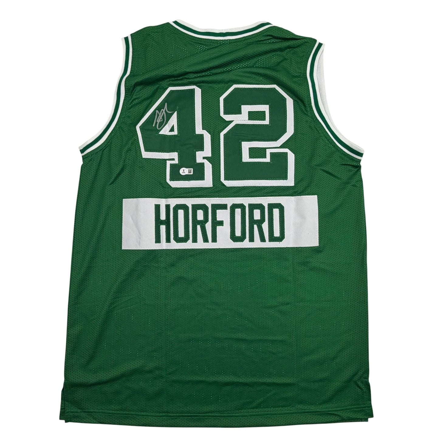 Autographed/Signed Al Horford Boston Green City Edition Basketball Jersey Beckett BAS COA