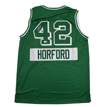 Autographed/Signed Al Horford Boston Green City Edition Basketball Jersey Beckett BAS COA