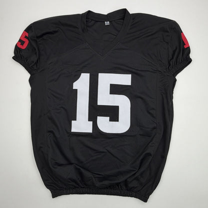 Autographed/Signed Fernando Mendoza Indiana Black College Football Jersey Beckett BAS COA