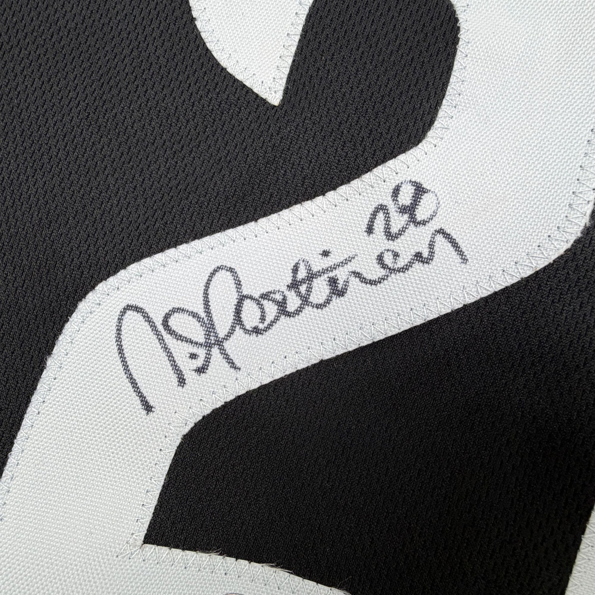 Autographed/Signed Nick Martinez Tampa Bay Black Baseball Jersey Beckett BAS COA