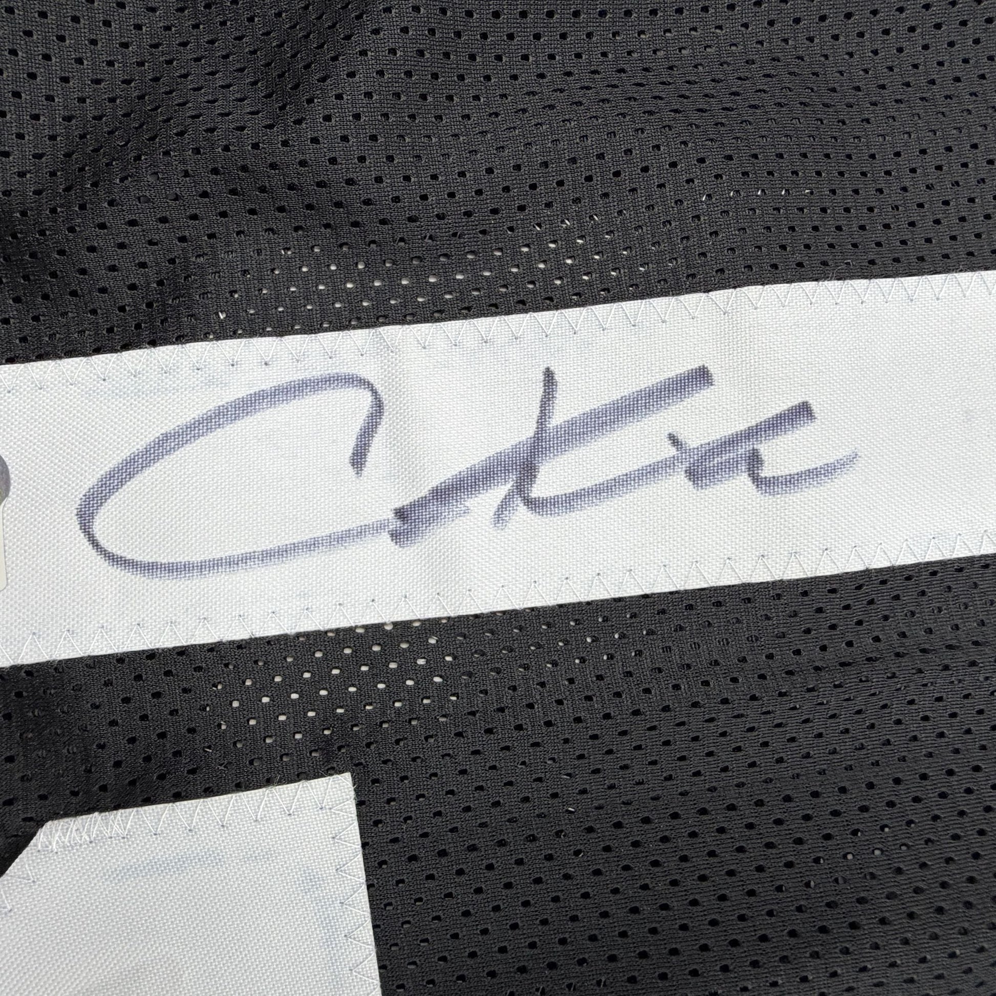 Autographed/Signed Christian Kirk Jacksonville Black Football Jersey Beckett BAS COA