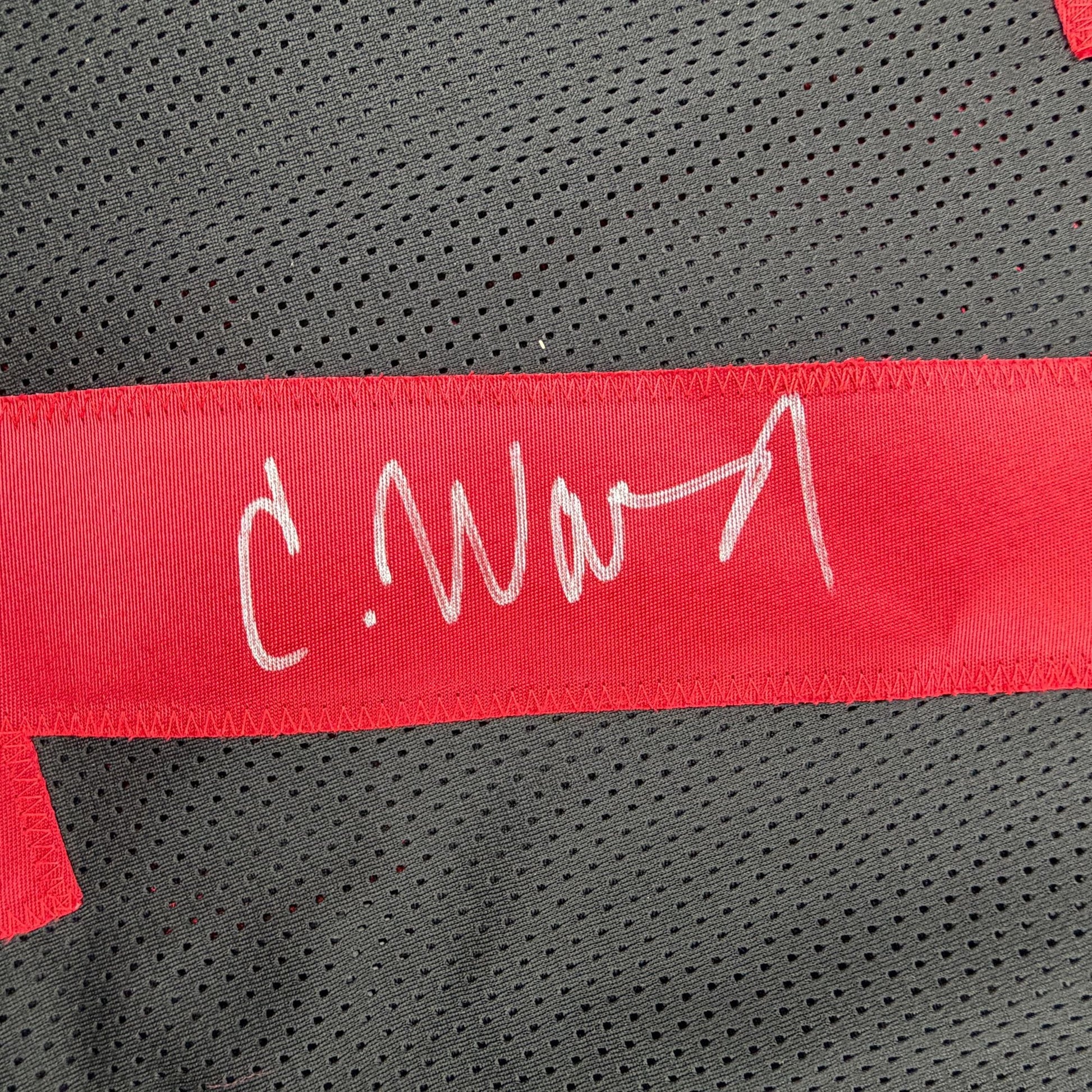 Autographed/Signed Charvarius Ward San Francisco Black Football Jersey Beckett BAS COA