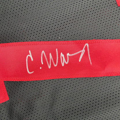 Autographed/Signed Charvarius Ward San Francisco Black Football Jersey Beckett BAS COA