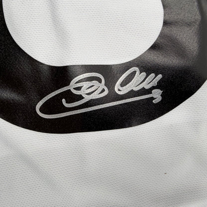 Autographed/Signed Giorgio Chiellini Juventus White Soccer Futbol Jersey Beckett BAS COA