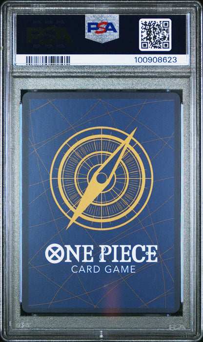 Graded 2024 One Piece Japanese Scarlet #042 EB01 Memorial Collection Trading Card Game PSA 10 Gem Mint