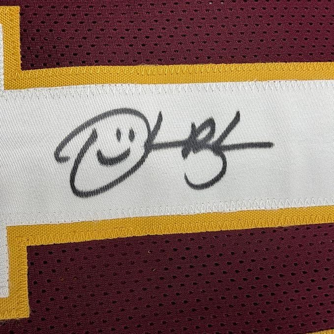 Framed Autographed/Signed Derrick Brooks 35x39 Florida State FSU Maroon College Football Jersey Beckett BAS COA