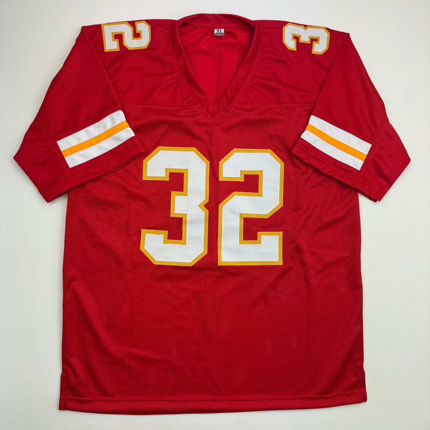 Autographed/Signed Nick Bolton Kansas City Red Football Jersey Beckett BAS COA