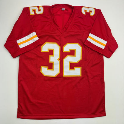 Autographed/Signed Nick Bolton Kansas City Red Football Jersey Beckett BAS COA