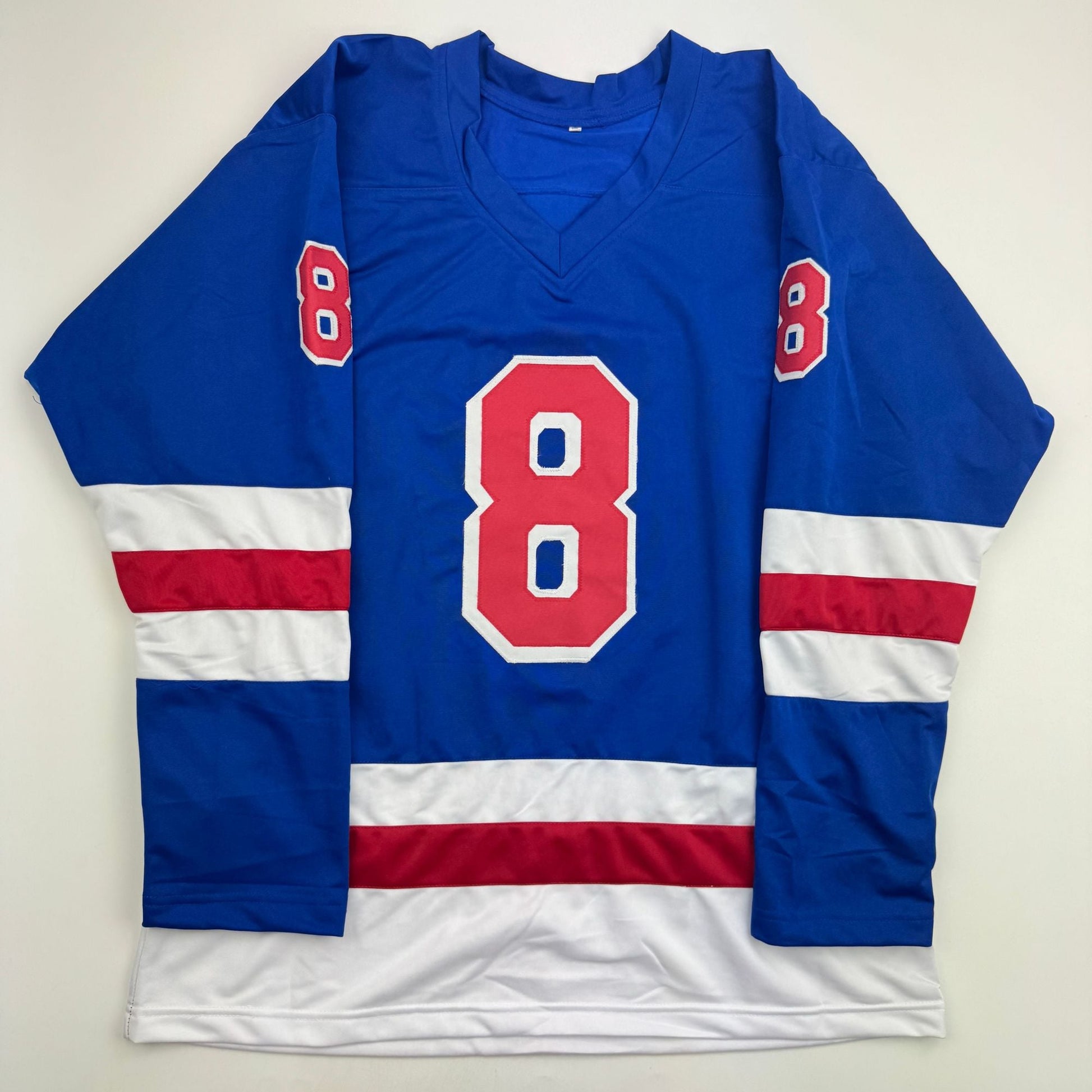 Autographed/Signed JT J.T. Miller New York Rangers Blue Hockey Jersey Beckett BAS COA
