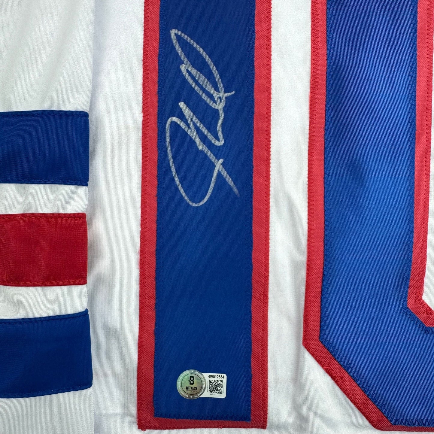 Autographed/Signed JT J.T. Miller Team USA White Hockey Jersey Beckett BAS COA