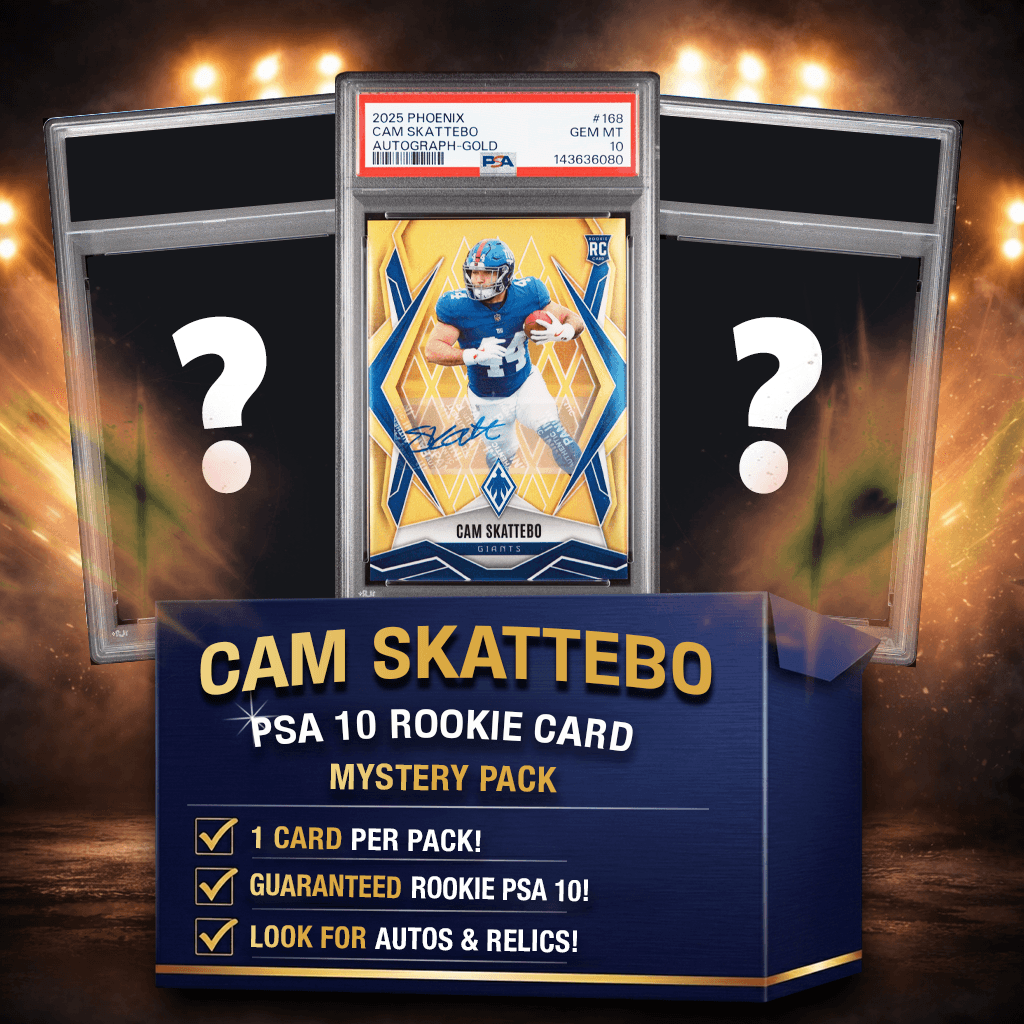 Cam Skattebo PSA 10 Graded Rookie Football Card Mystery Pack