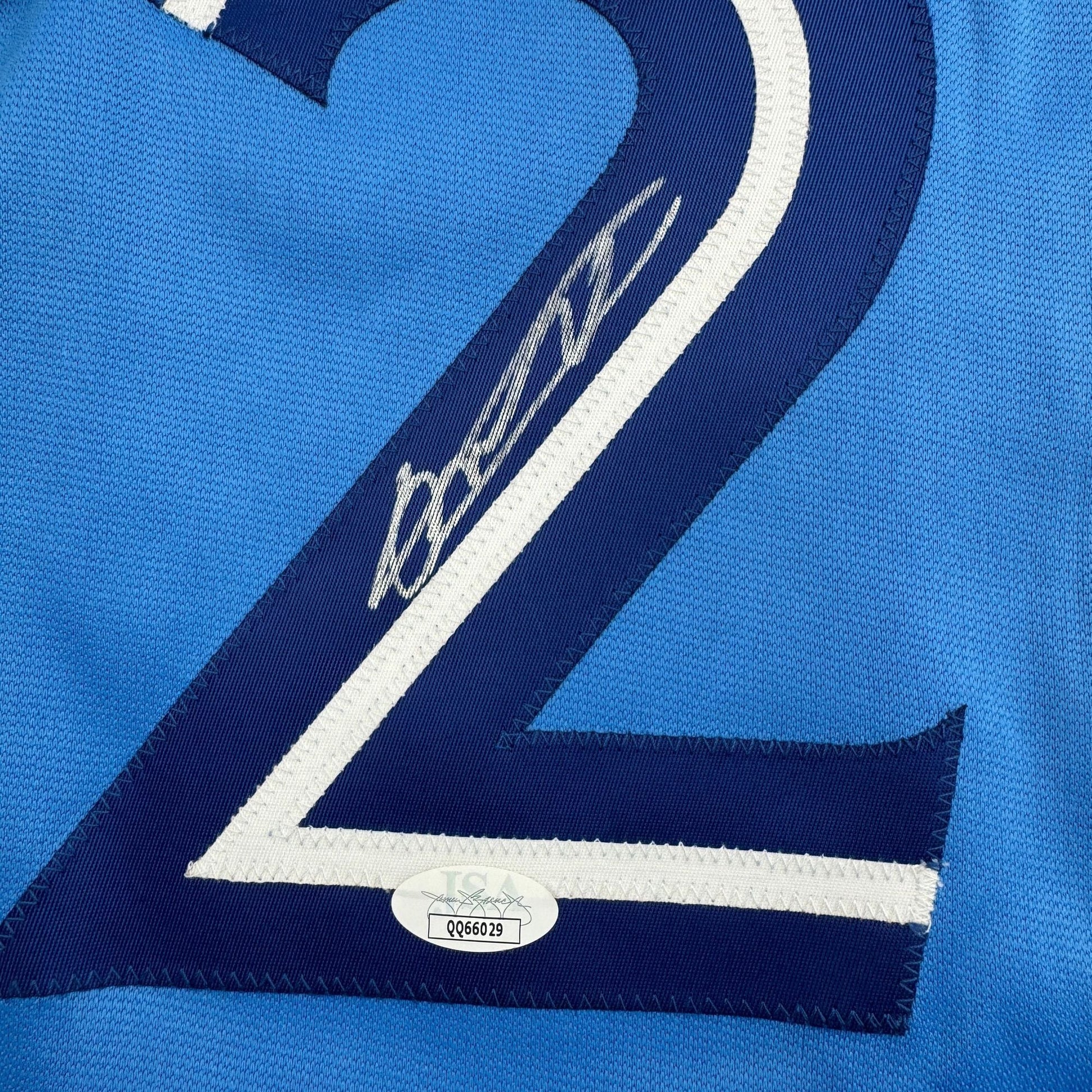 Autographed/Signed Vladimir Guerrero Jr. Toronto Blue Baseball Jersey JSA COA