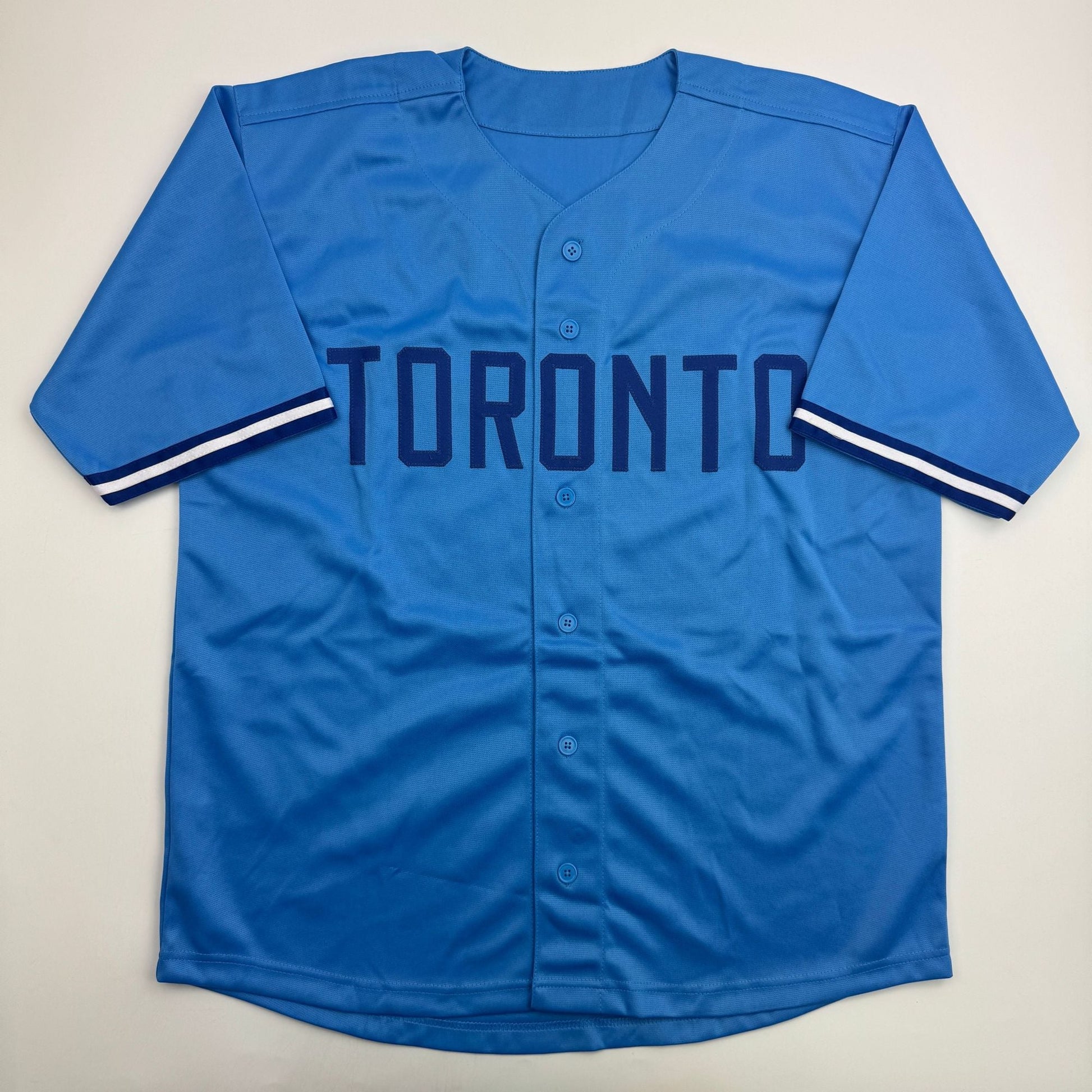 Autographed/Signed Vladimir Guerrero Jr. Toronto Blue Baseball Jersey JSA COA