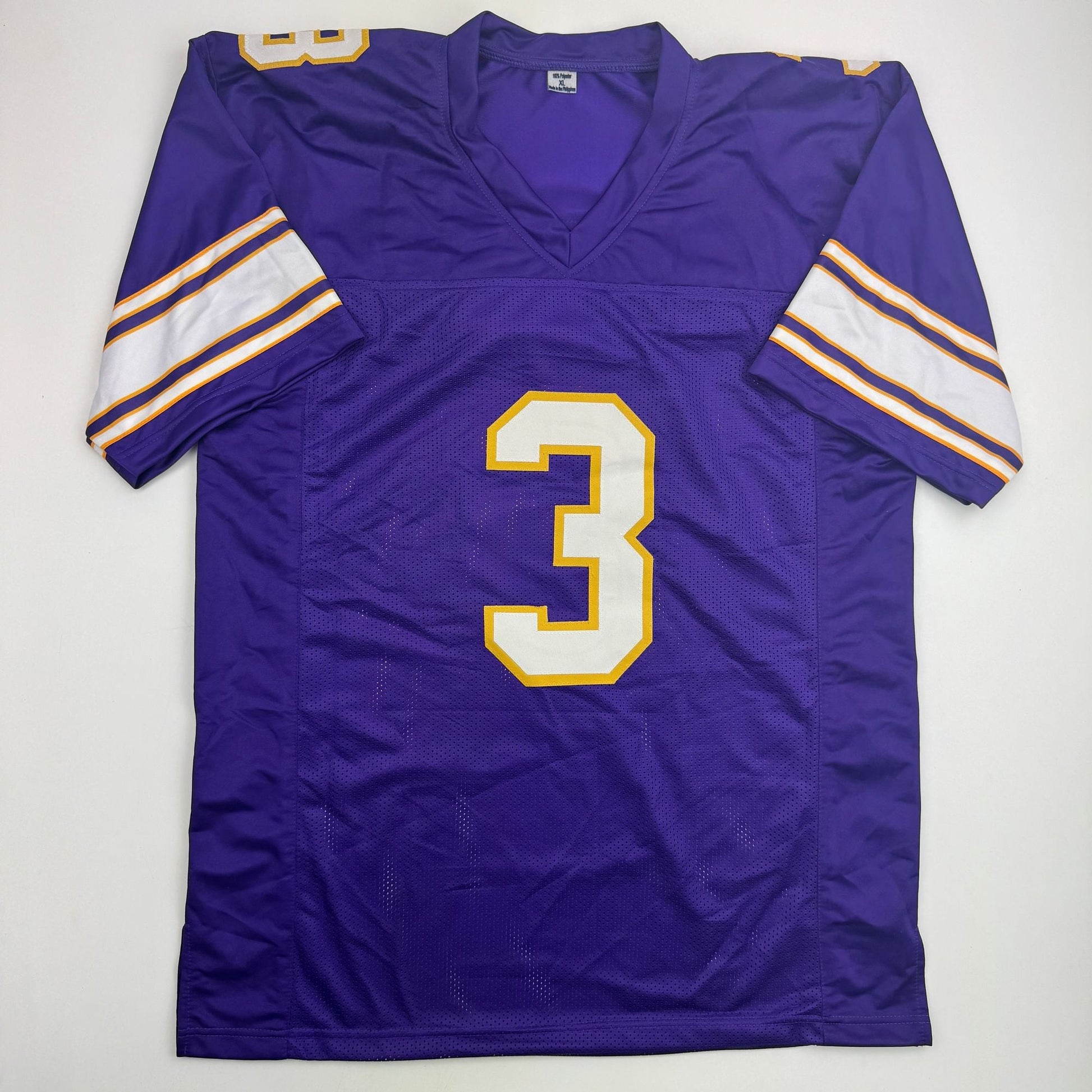 Autographed/Signed Jordan Addison Minnesota Purple Alternate Football Jersey JSA COA