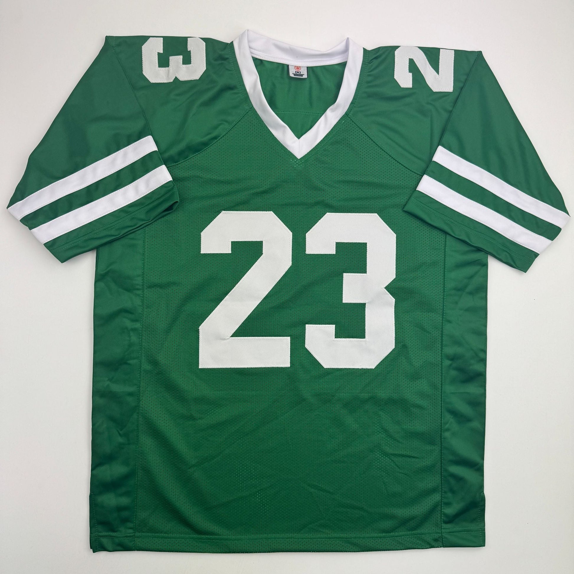 Autographed/Signed D'Angelo Ponds New York Green Football Jersey JSA COA