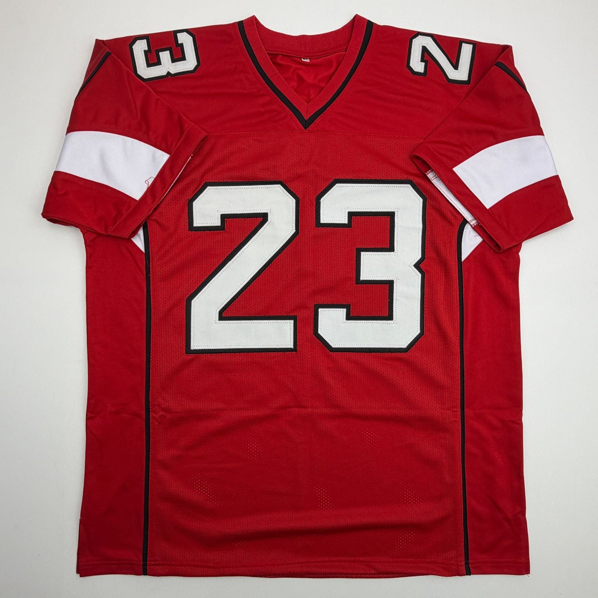 Autographed/Signed Chris Johnson Arizona Red Football Jersey JSA COA