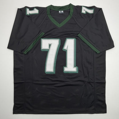Autographed/Signed Jason Peters Philadelphia Black Football Jersey JSA COA