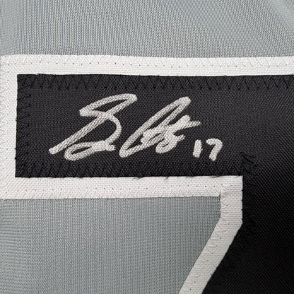 Autographed/Signed Sam Antonacci Chicago Grey Baseball Jersey Beckett BAS COA