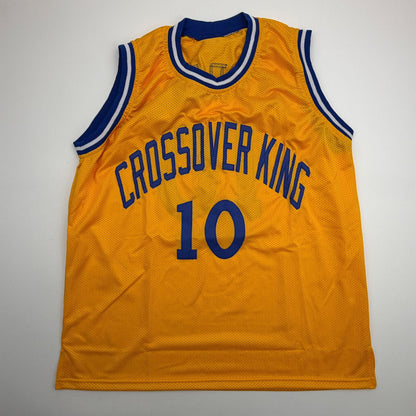 Autographed/Signed Tim Hardaway Golden State Yellow Basketball Jersey Beckett BAS COA