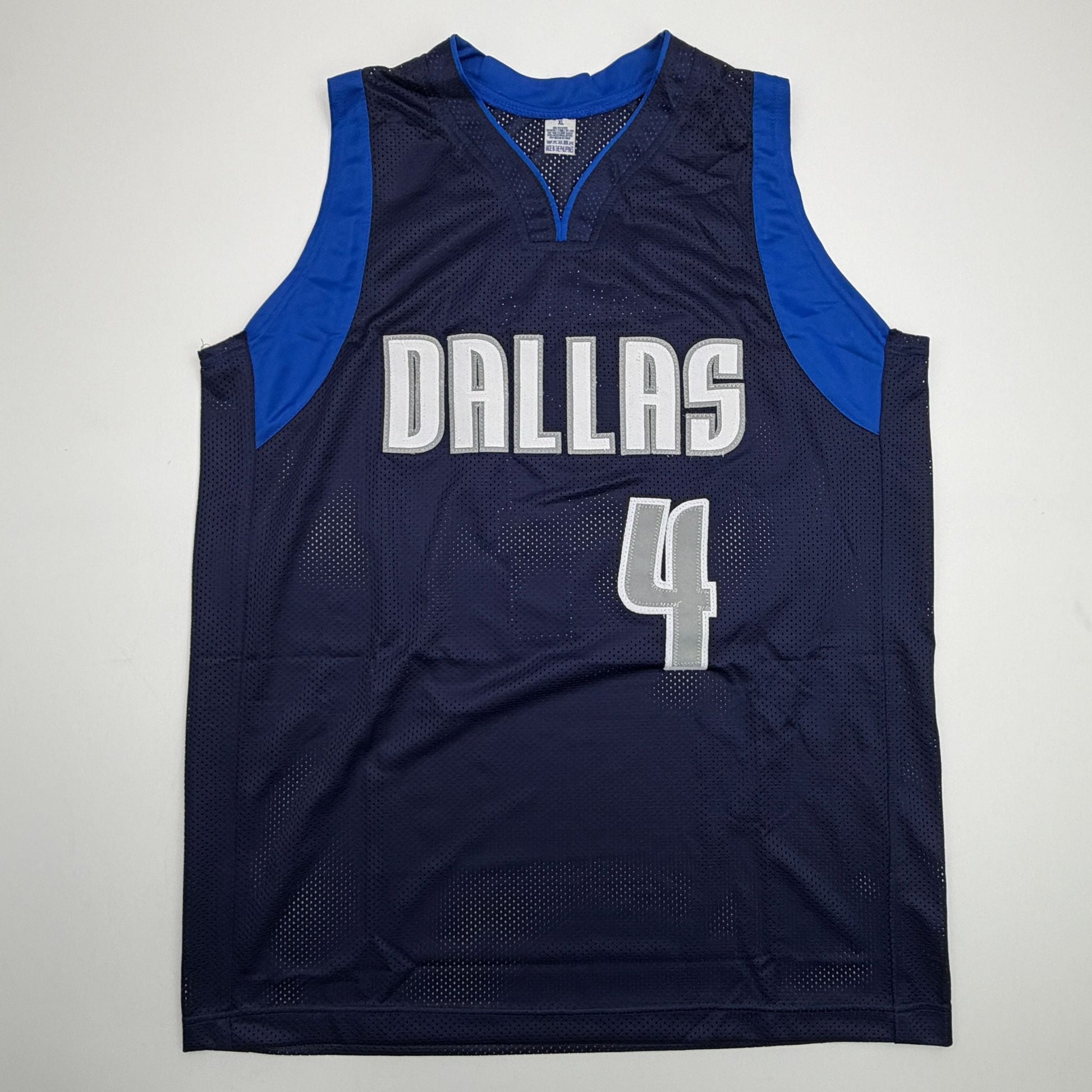 Autographed/Signed Caron Butler Dallas Blue Basketball Jersey Beckett BAS COA