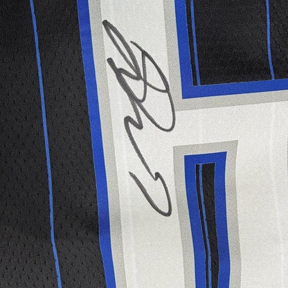 Framed Autographed/Signed Jalen Suggs 35x39 Orlando Magic Black Authentic Basketball Jersey Fanatics COA