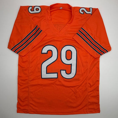 Autographed/Signed Tyrique Stevenson Chicago Orange Football Jersey JSA COA